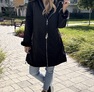 Twice kabát fekete – Innova Fashion – 4. kép